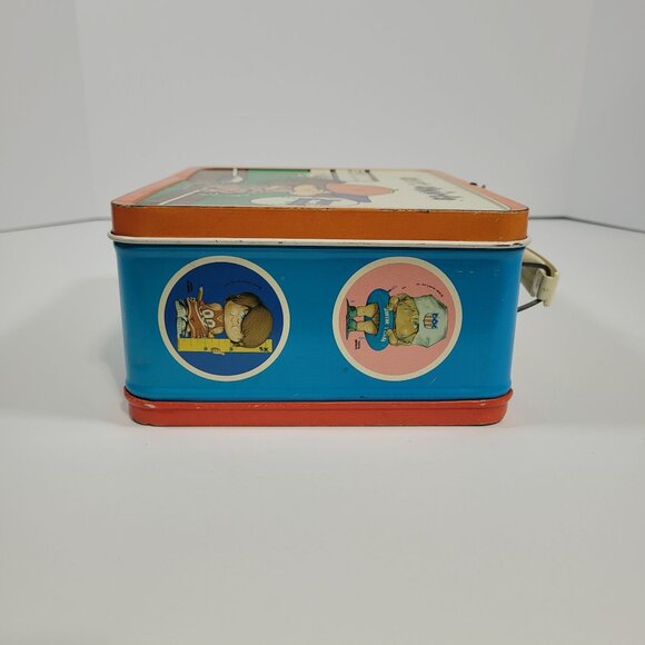 Vintage Sport Skwirts Metal Lunch Box 1972 Jimmy Blooper and Frankie Fumble - Picture 3 of 7
